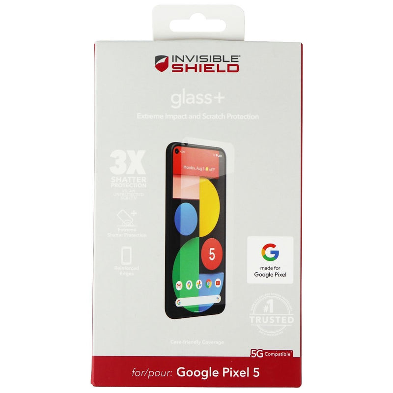 ZAGG Invisible Shield Glass+ Plus Screen Protector for Google Pixel 5 - Clear - Zagg - Simple Cell Shop, Free shipping from Maryland!