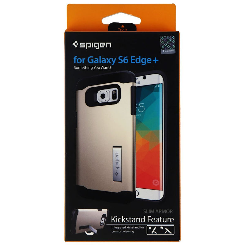 Spigen Slim Armor Series Case for Galaxy S6 Edge+ (Plus) - Champagne Gold - Spigen - Simple Cell Shop, Free shipping from Maryland!