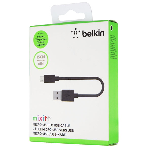Belkin (6-inch) MIXIT Micro-USB to USB Short Cable - Black - Belkin - Simple Cell Shop, Free shipping from Maryland!