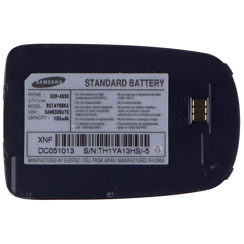Samsung Li-Ion Battery Pack 1100 mAh for SCH-A630 Cellphone (BST476BKA) - Samsung - Simple Cell Shop, Free shipping from Maryland!