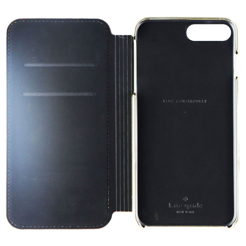 Kate Spade New York Folio Case for Apple iPhone 8 Plus / 7 Plus - Gold - Kate Spade New York - Simple Cell Shop, Free shipping from Maryland!