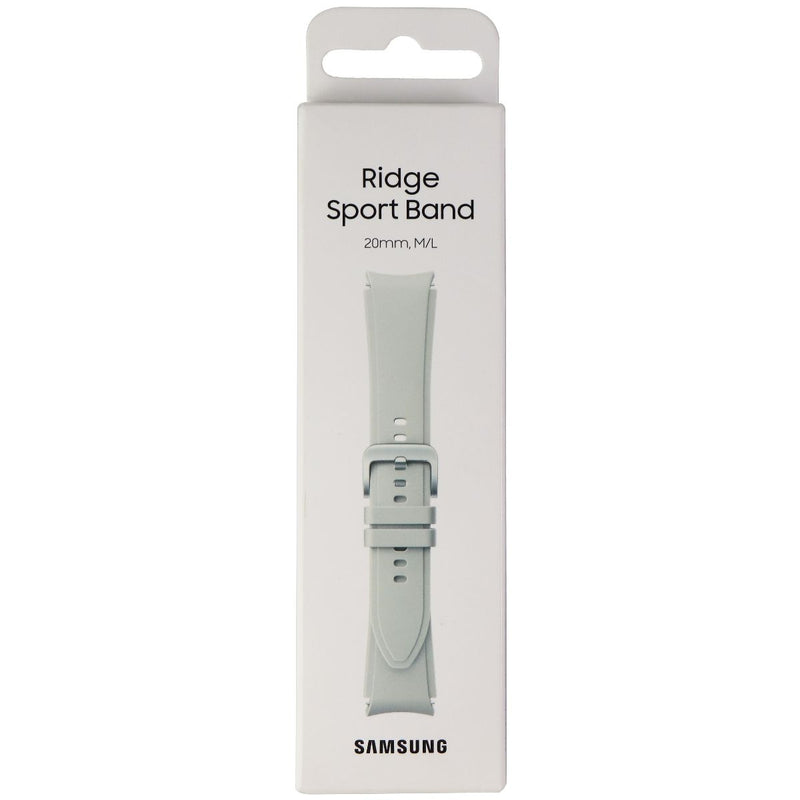 Samsung Ridge Sport Band for Galaxy Watch4 & Classic 20mm Medium/Large - Silver - Samsung - Simple Cell Shop, Free shipping from Maryland!
