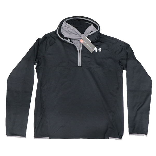 Under Armour ColdGear Threadborne Pull-Over Top - Black - Mens Large LG - Under Armour - Simple Cell Shop, Free shipping from Maryland!