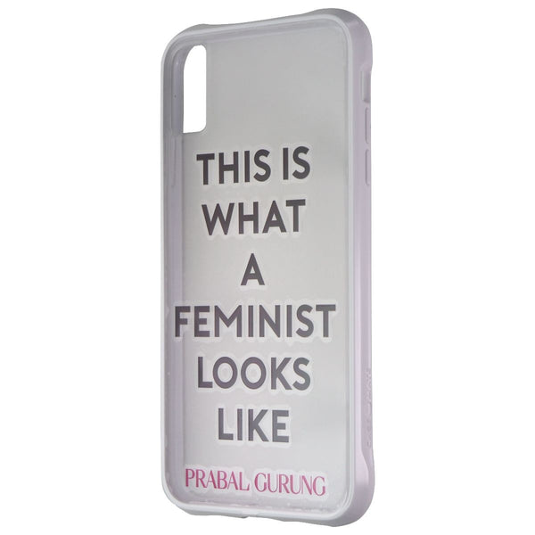 Case-Mate Prabal Gurung Tough Feminist Text Case for Apple iPhone Xs Max - Clear - Case-Mate - Simple Cell Shop, Free shipping from Maryland!