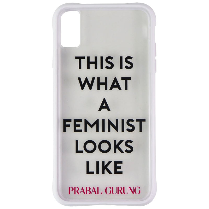 Case-Mate Prabal Gurung Tough Feminist Text Case for Apple iPhone Xs Max - Clear - Case-Mate - Simple Cell Shop, Free shipping from Maryland!