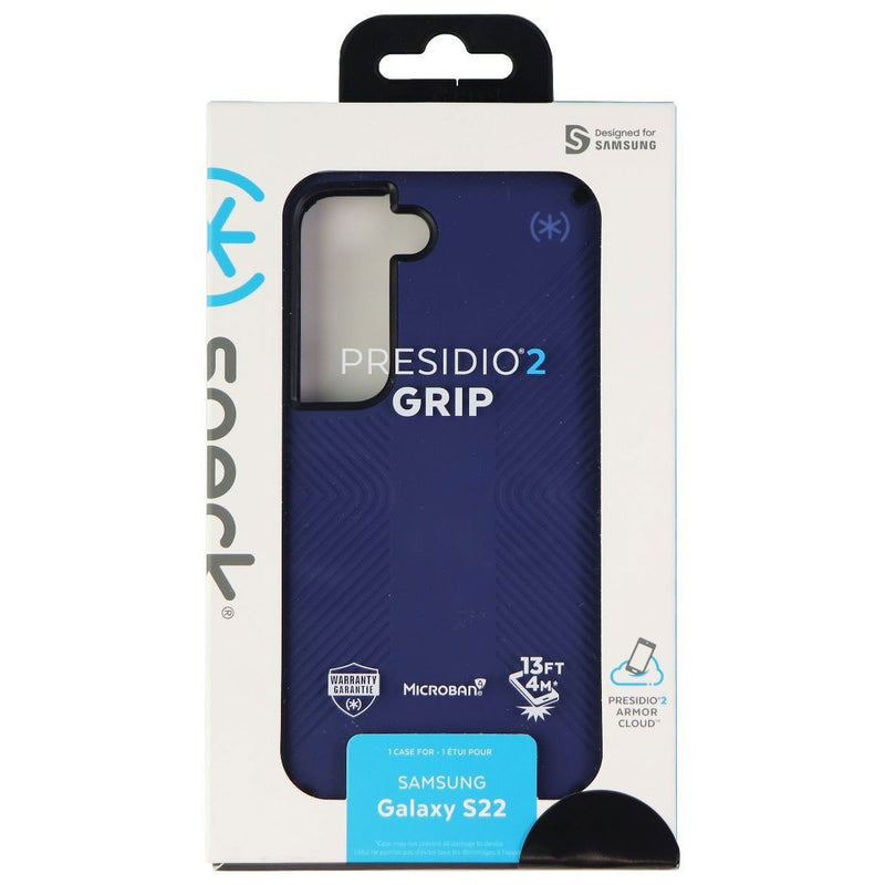 Speck Presidio2 Grip Case for Samsung Galaxy S22 - Coastal Blue/Black/Storm Blue - Speck - Simple Cell Shop, Free shipping from Maryland!
