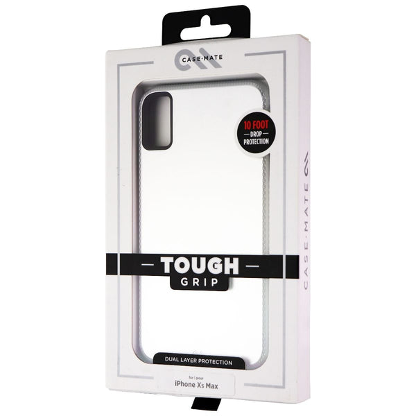 Case-Mate Tough Grip Case for Apple iPhone Xs Max - Silver/Black - Case-Mate - Simple Cell Shop, Free shipping from Maryland!