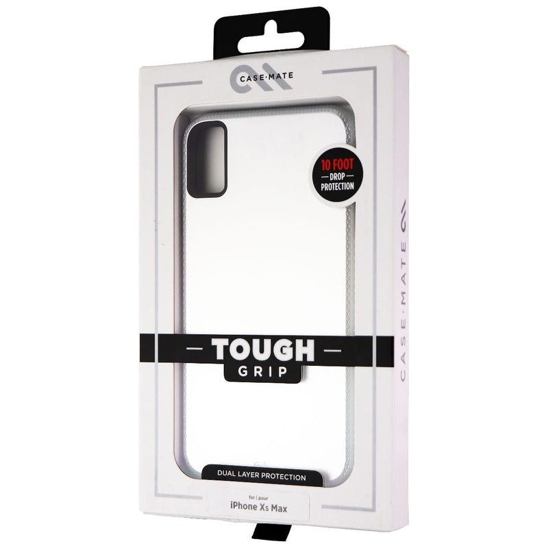 Case-Mate Tough Grip Case for Apple iPhone Xs Max - Silver/Black - Case-Mate - Simple Cell Shop, Free shipping from Maryland!