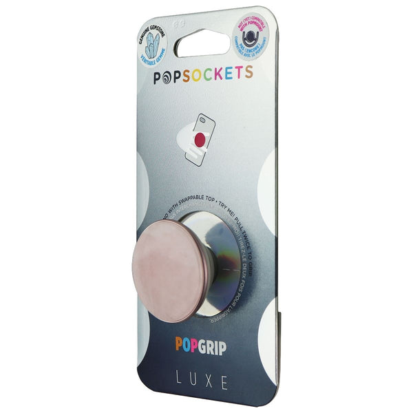 PopSockets PopGrip Luxe Series Swappable Grip and Stand - Genuine Rose Quartz - PopSockets - Simple Cell Shop, Free shipping from Maryland!