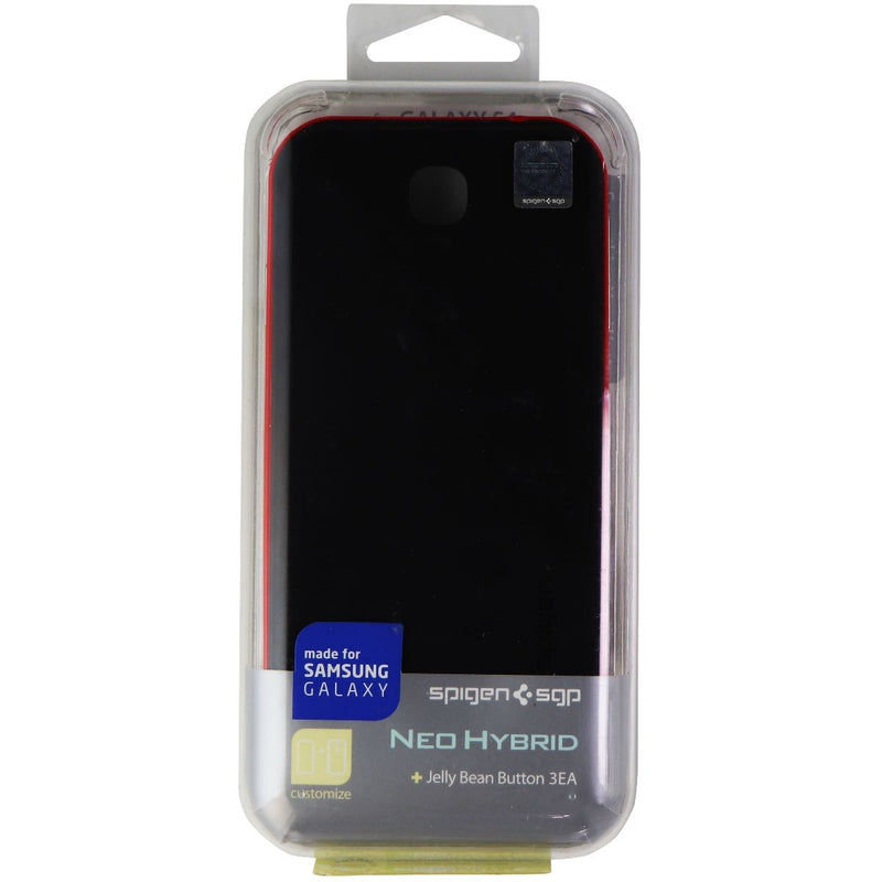 Spigen Neo Hybrid Series Gel Case for Samsung Galaxy S4 - Black / Red - Spigen - Simple Cell Shop, Free shipping from Maryland!