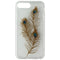 Speck Presidio Clear Print Hybrid Case for iPhone 7 Plus - Clear / Gold Feather