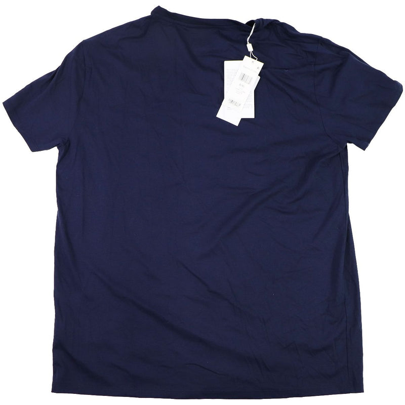 Lacoste Mens Crew Neck Pima Cotton T-shirt - Navy Blue, X-Large US