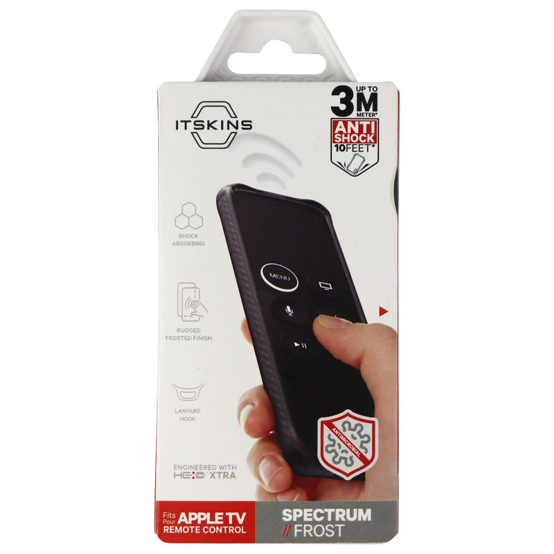 ITSKINS Spectrum Solid Cover for Apple TV Remote Control - Black