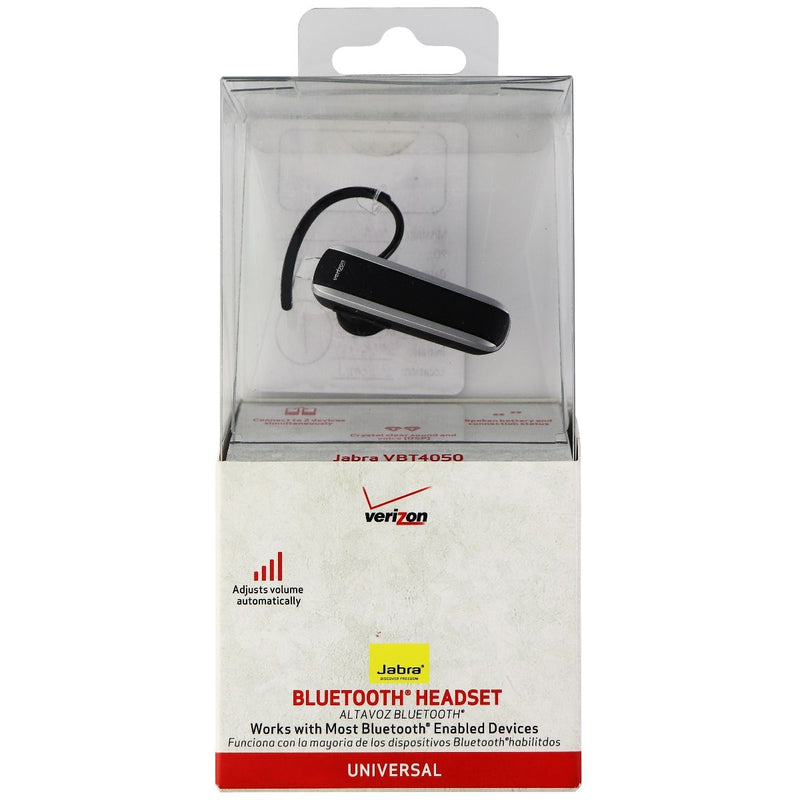 Verizon Jabra 4050 Bluetooth Headset for Smartphones & Tablets - Black/Silver - Jabra - Simple Cell Shop, Free shipping from Maryland!