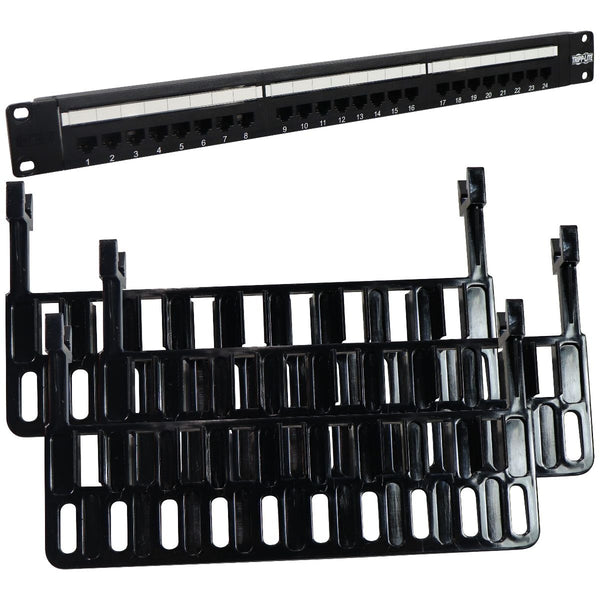 Tripp Lite 24-Port 1U Rackmount Cat6 110 Patch Panel 568B, RJ45 (N252-024) - Tripp Lite - Simple Cell Shop, Free shipping from Maryland!