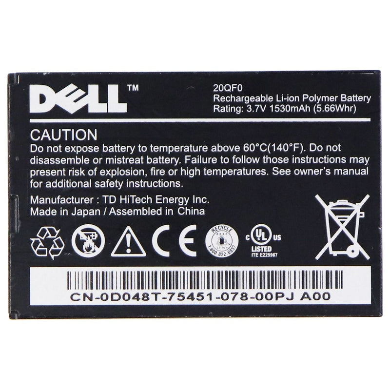 Dell Replacement Battery for Dell Streak 5 (20QF0) - Black - Dell - Simple Cell Shop, Free shipping from Maryland!