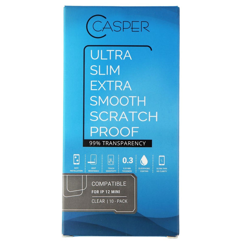 Casper Clear Series Ultra Slim Screen Protector for iPhone 12 Mini - 10 Pack - Casper - Simple Cell Shop, Free shipping from Maryland!