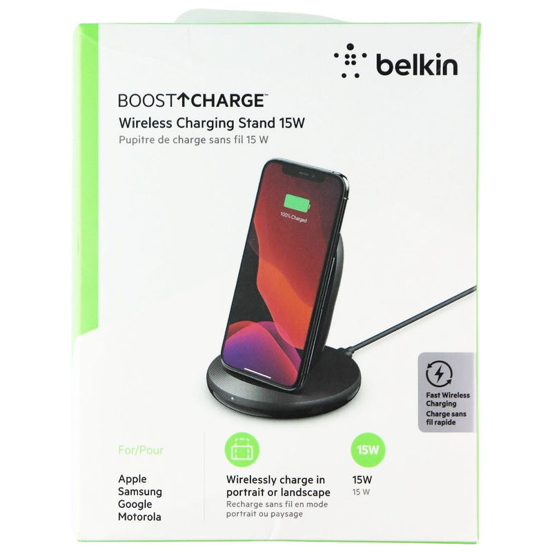 Belkin Boost Charge Wireless Charging Pad 15W (Qi-Certified Wireless  Charger for iPhone, AirPods, Samsung, Google and more, AC Adapter Included)  