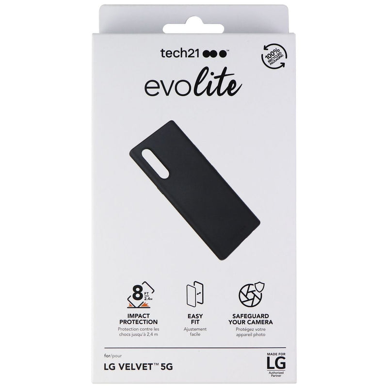 Tech21 Evo Lite Series Flexible Case for LG Velvet 5G Smartphones - Black - Tech21 - Simple Cell Shop, Free shipping from Maryland!