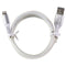 Magnetic Easy Wrap 4-Foot USB Charge & Sync Cable for iPhone/iPad - White/Silver - Unbranded - Simple Cell Shop, Free shipping from Maryland!