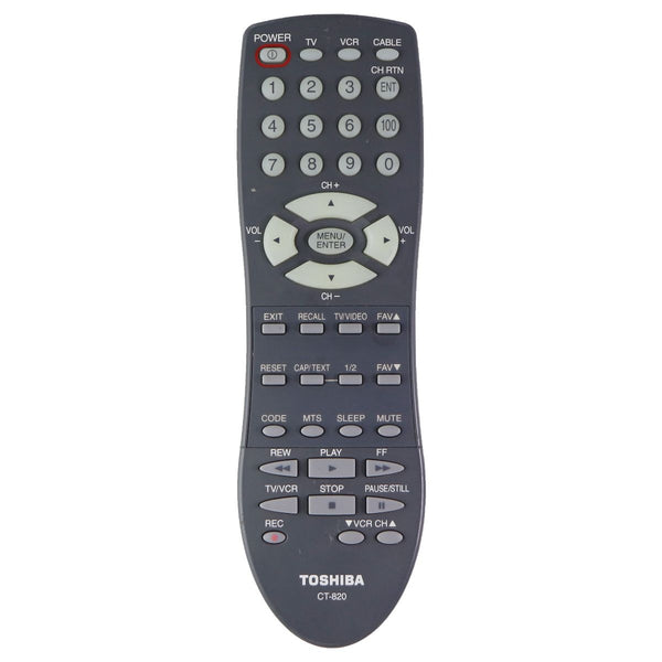 Toshiba Remote Control (CT-820) for Select Toshiba TVs - Gray - Toshiba - Simple Cell Shop, Free shipping from Maryland!