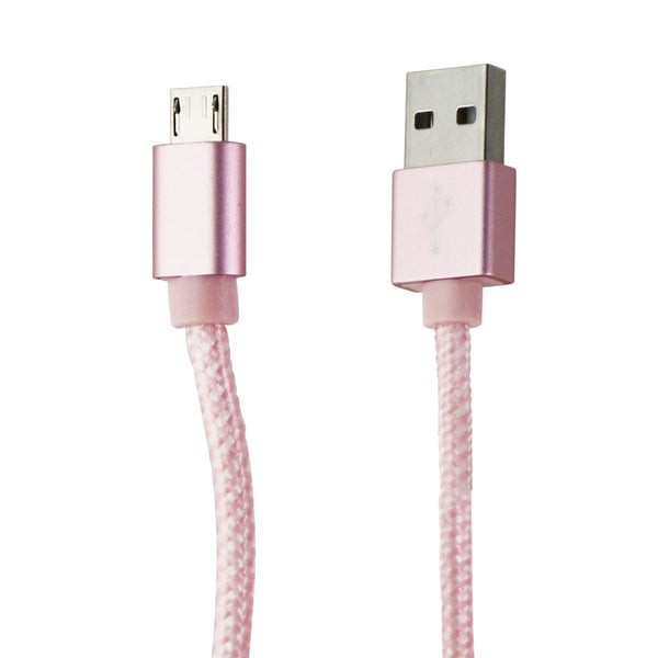 Powerology 6-Foot Braided Micro-USB to USB Charge and Sync Cable - Pink - Powerology - Simple Cell Shop, Free shipping from Maryland!