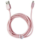 Powerology 6-Foot Braided Micro-USB to USB Charge and Sync Cable - Pink - Powerology - Simple Cell Shop, Free shipping from Maryland!