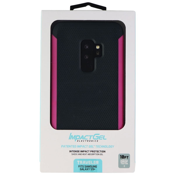 Impact Gel Traveler Series Case for Samsung Galaxy S9+ (PLUS)- Grey/Pink - Impact Gel - Simple Cell Shop, Free shipping from Maryland!