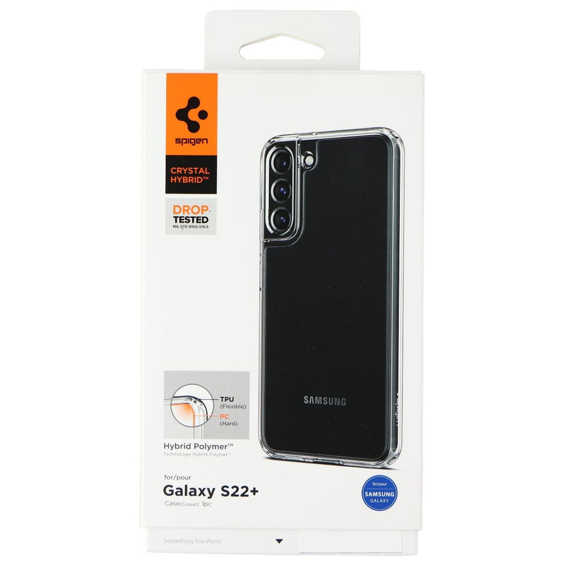 Spigen Crystal Hybrid Series Case for Samsung Galaxy (S22+) - Clear