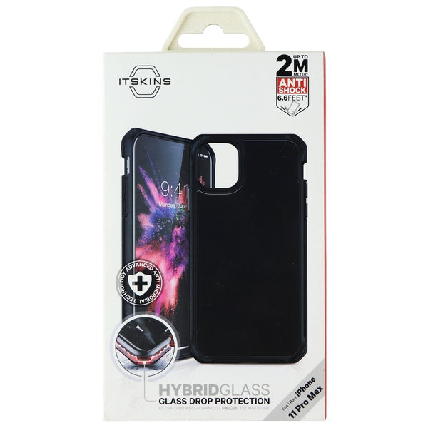 ITSKINS Hybrid Glass Case for Apple iPhone 11 Pro Max - Black - ITSKINS - Simple Cell Shop, Free shipping from Maryland!