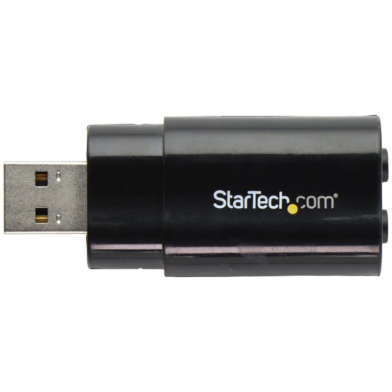 StarTech.com USB to Stereo Audio External Sound Card (ICUSBAUDIOB) - Black - StarTech.com - Simple Cell Shop, Free shipping from Maryland!