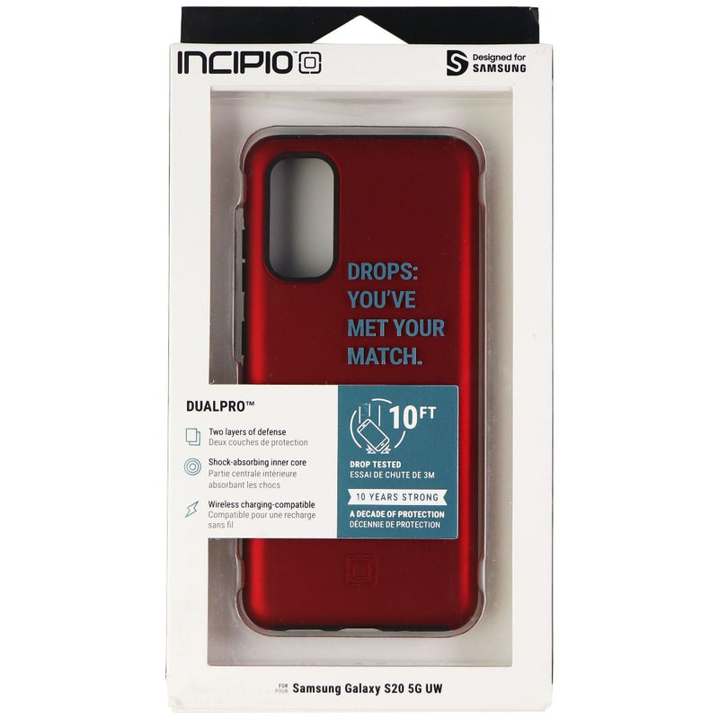 Incipio DualPro Series Case for Samsung Galaxy S20 5G UW - Iridescent Red/Black