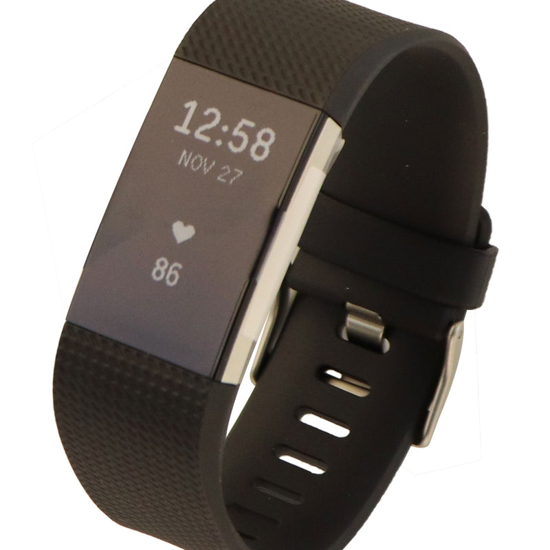 Fitbit Charge 2 Heart Rate + Fitness Wristband Watch, Black, Large (US Version) - Fitbit - Simple Cell Shop, Free shipping from Maryland!