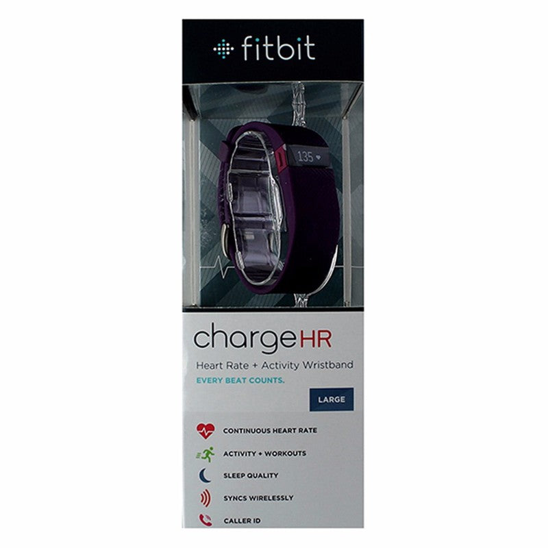 Fitbit Charge HR Wireless Activity Wristband Plum FB405PML Large - Fitbit - Simple Cell Shop, Free shipping from Maryland!