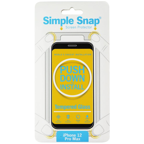 Simple Snap Tempered Glass Screen Protector Compatible with iPhone 12 Pro Max - Simple Snap - Simple Cell Shop, Free shipping from Maryland!