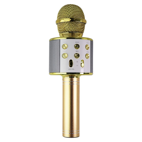 WS-858 Wireless Hand-Held Karaoke Microphone - Gold/White - Unbranded - Simple Cell Shop, Free shipping from Maryland!