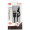 Play Nice Universal 3-Ft Micro-USB/8-Pin to USB 2-in-1 Metal Coil Cable - Black - Play Nice - Simple Cell Shop, Free shipping from Maryland!