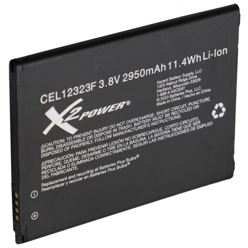 X2 Power Rechargeable 3.8V 2950mAh Battery - Black (CEL12323F) - X2 Power - Simple Cell Shop, Free shipping from Maryland!