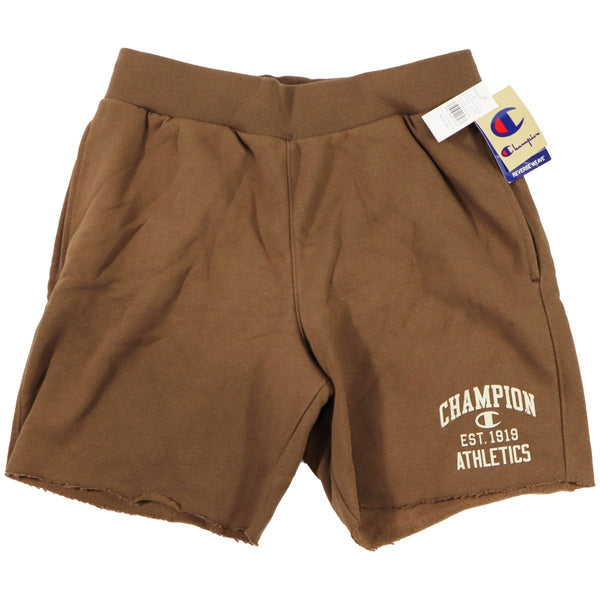 Men&#39; Champion Reverse Weave Cut-off Shorts - Latte Brown / Medium - Champion - Simple Cell Shop, Free shipping from Maryland!