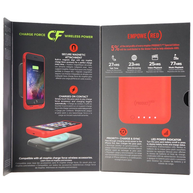 Mophie Juice Pack Air Series Case for Apple iPhone 7 (Only) - (Product) RED - Zagg - Simple Cell Shop, Free shipping from Maryland!