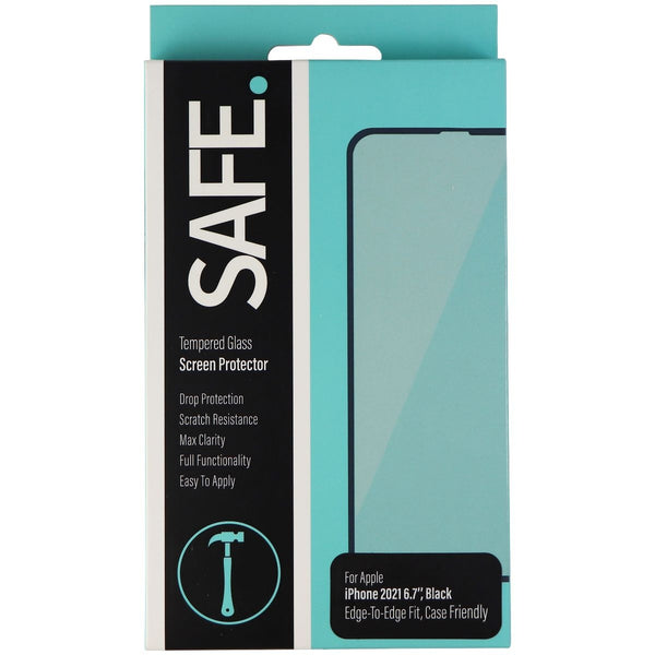 SAFE Tempered Glass Screen Protector for Apple iPhone 13 Pro Max - Black - SAFE - Simple Cell Shop, Free shipping from Maryland!