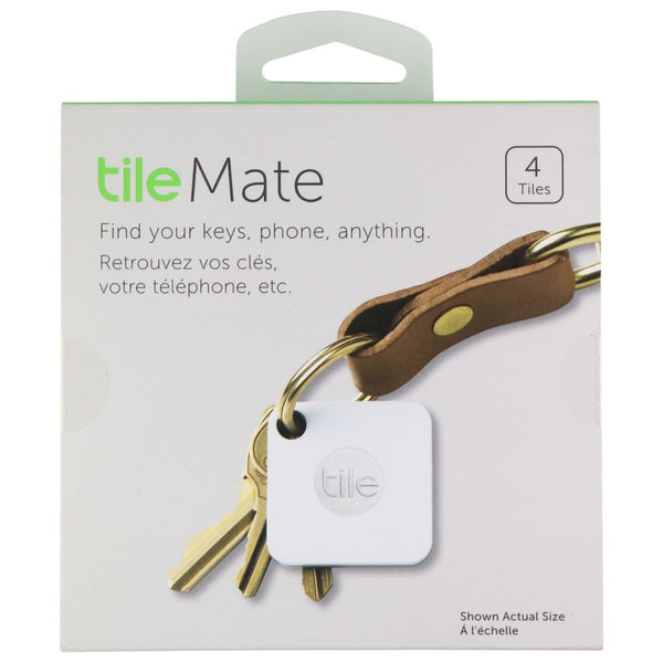 Tile Mate (4 Pack) App Based GPS Tracker/KeyChain - White (RT-05004-NC) - Tile - Simple Cell Shop, Free shipping from Maryland!