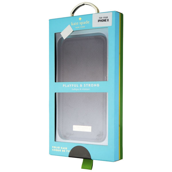 Kate Spade Folio Case for Apple iPhone Xs and iPhone X - Saffiano Black - Kate Spade - Simple Cell Shop, Free shipping from Maryland!