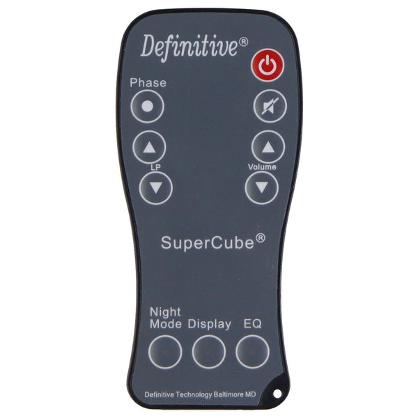 Definitive SuperCube Original Remote Control - Gray/Black - Definitive Technology - Simple Cell Shop, Free shipping from Maryland!