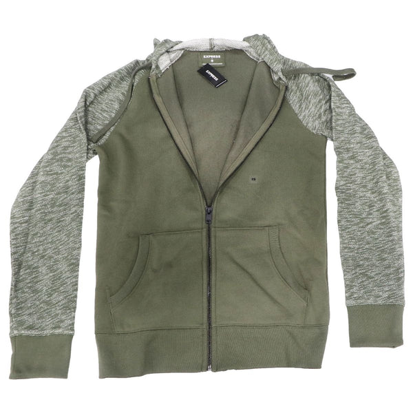 Express New York Soft Mens Sweatshirt - Green / Black (Extra Small/XS) - Express - Simple Cell Shop, Free shipping from Maryland!