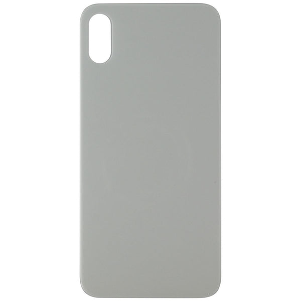 Repair Part - Back Glass Panel for Apple iPhone X - Silver (No Logo) - Unbranded - Simple Cell Shop, Free shipping from Maryland!
