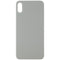 Repair Part - Back Glass Panel for Apple iPhone X - Silver (No Logo) - Unbranded - Simple Cell Shop, Free shipping from Maryland!
