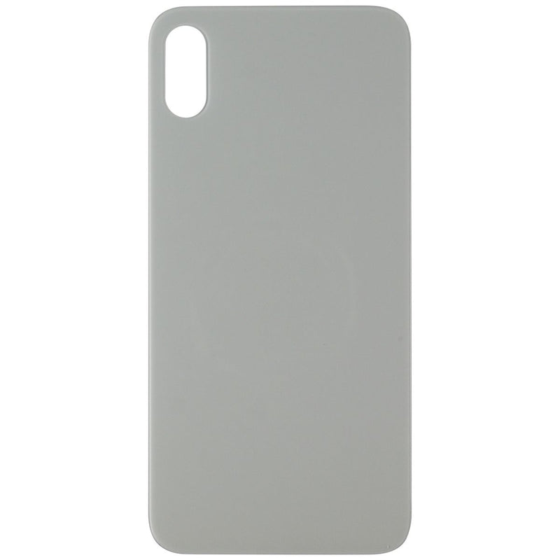 Repair Part - Back Glass Panel for Apple iPhone X - Silver (No Logo) - Unbranded - Simple Cell Shop, Free shipping from Maryland!