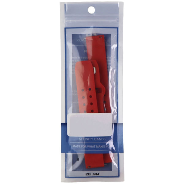 Affinity Bands (20mm) Watch Band for Smartwatches & More - Red Silicone - Affinity - Simple Cell Shop, Free shipping from Maryland!
