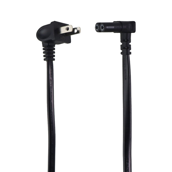 Longwell Right Angle AC Figure-8 Power Cable - Black (E55349 LS-7LV 7A-125V)